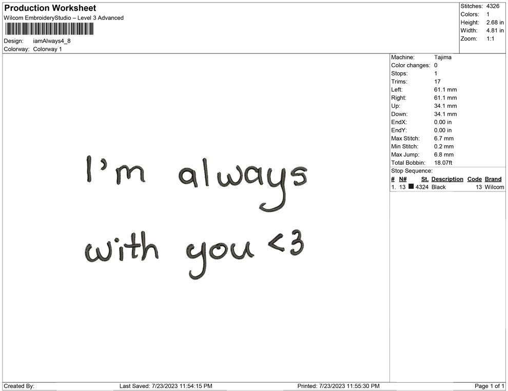 i'am always