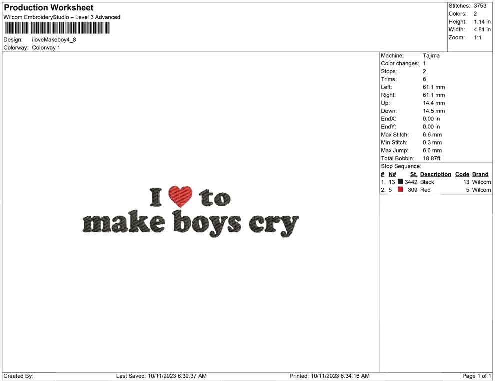 I Love make boy