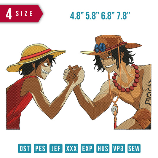 Luffy x D ace