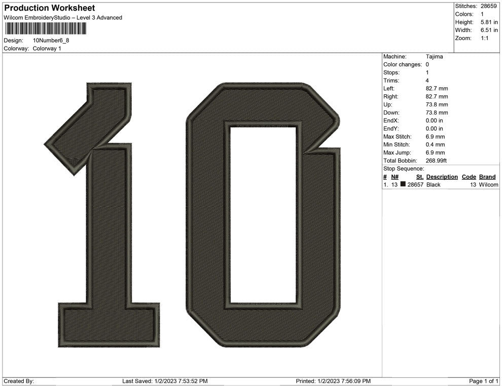 10 Number