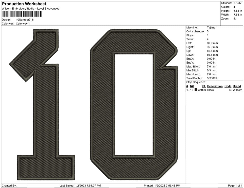10 Number