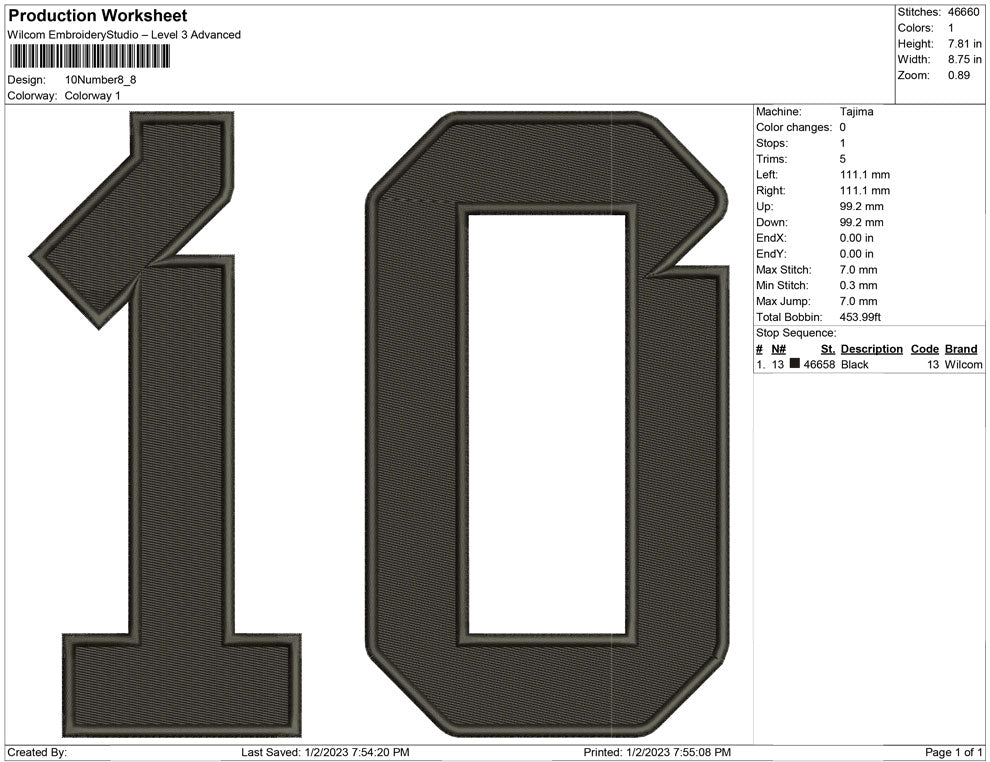 10 Number