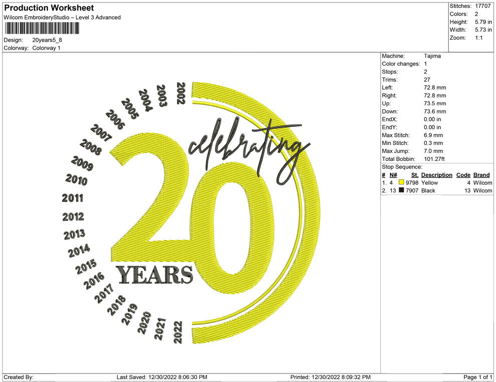 20 years