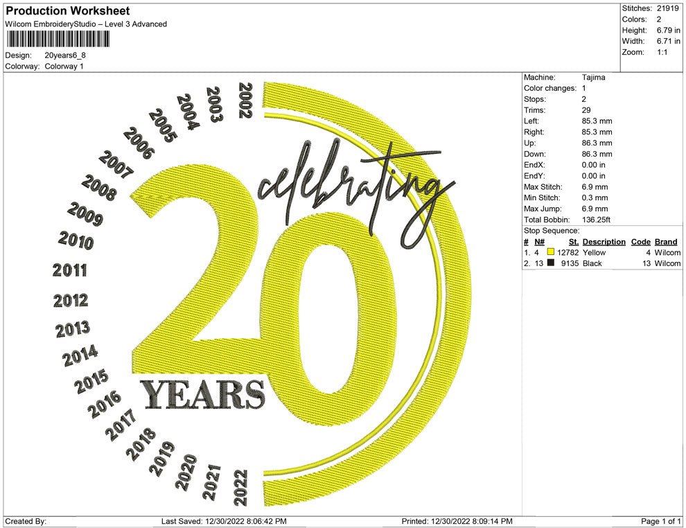 20 years