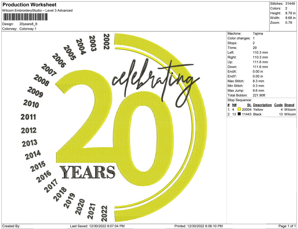 20 years