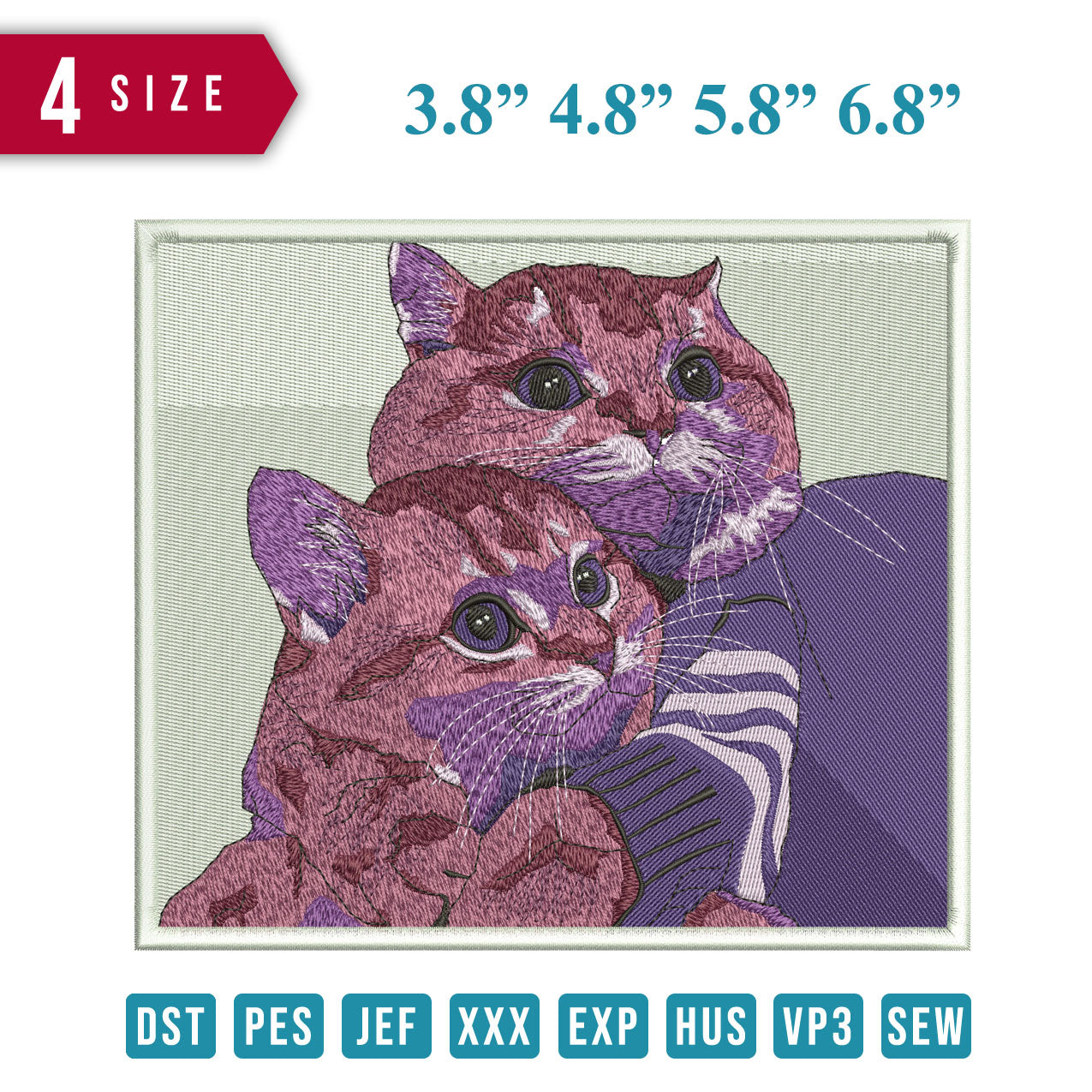 2 Cat violette