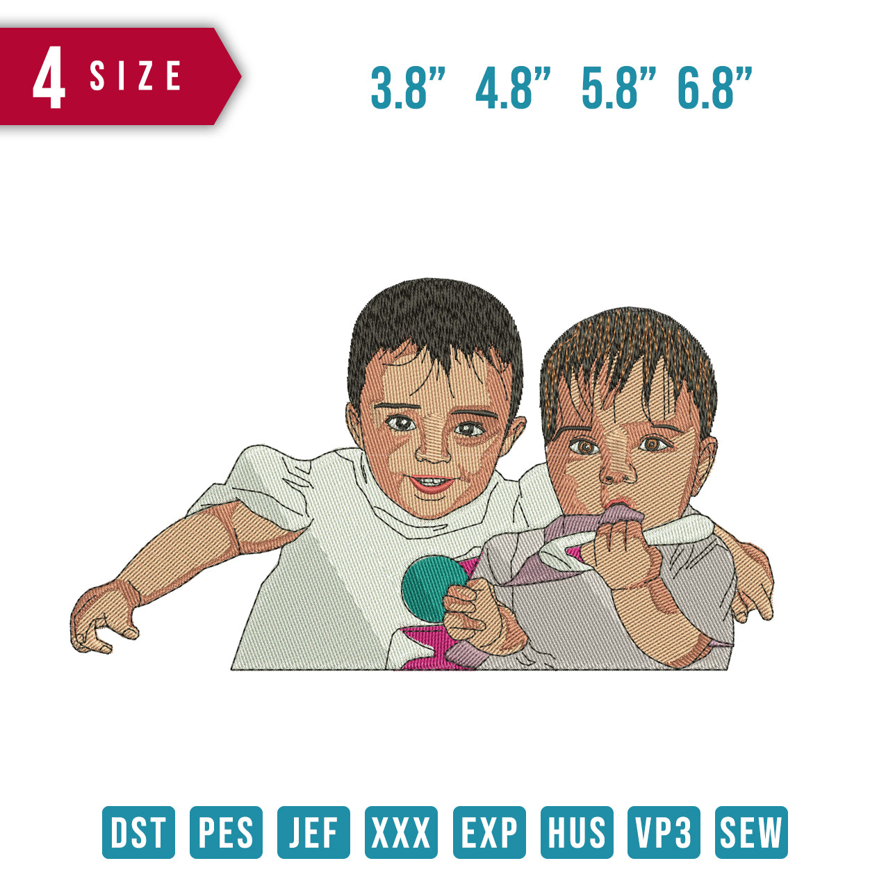 2 children B