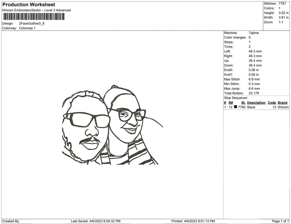 2Face Outline