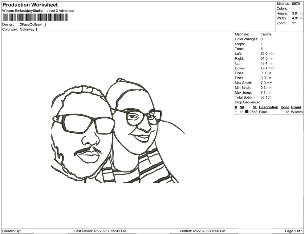 2Face Outline