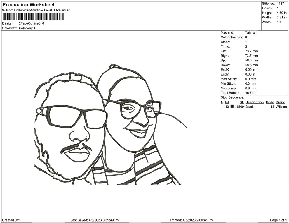 2Face Outline