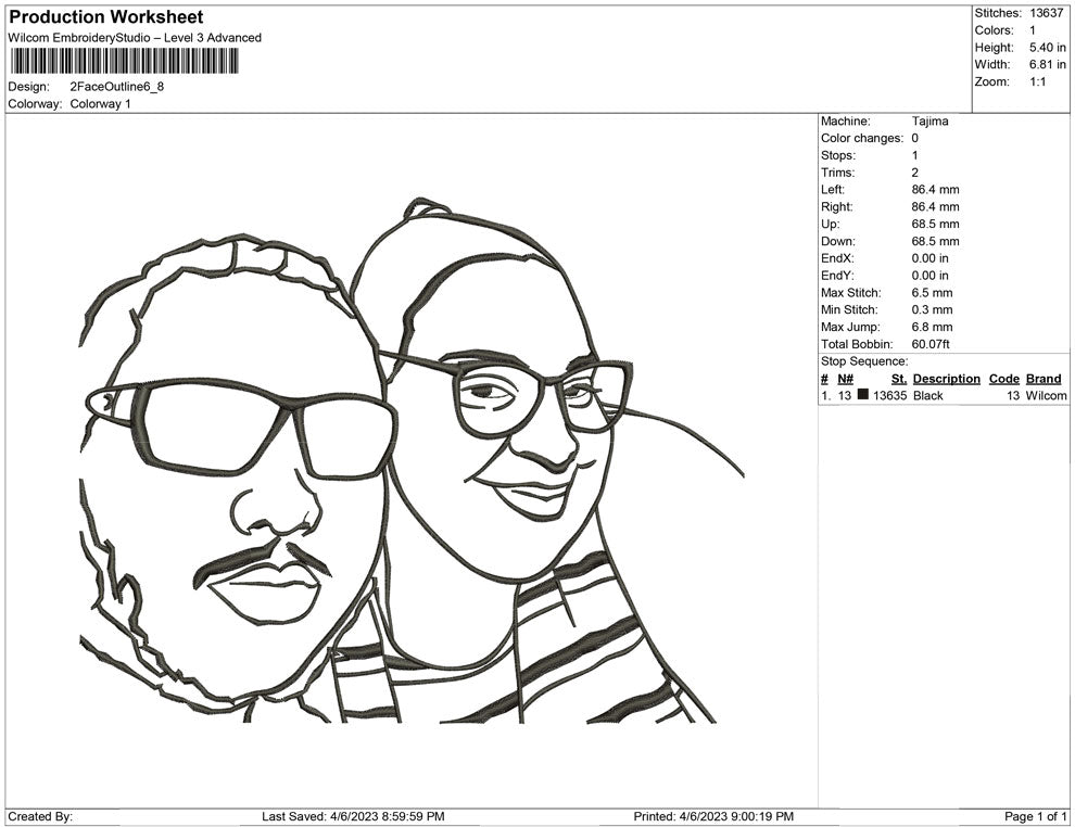 2Face Outline