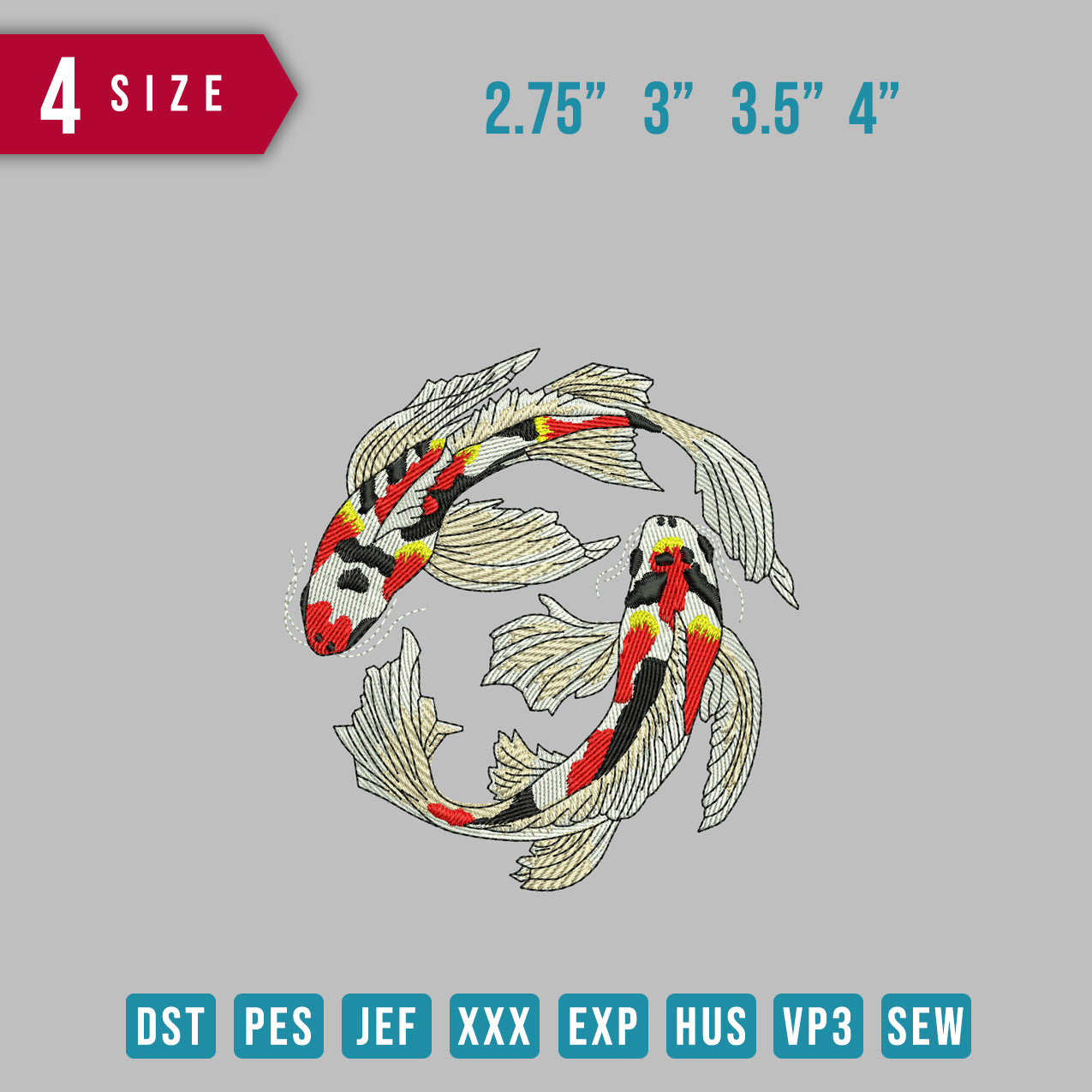2 koi fish