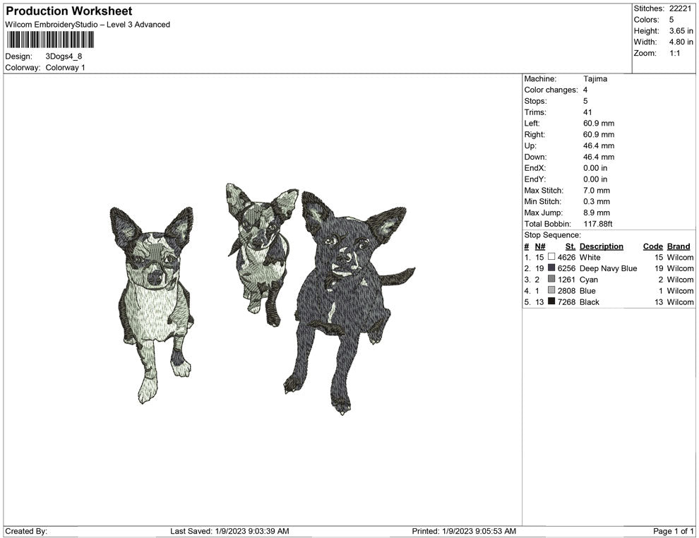 3 dogs