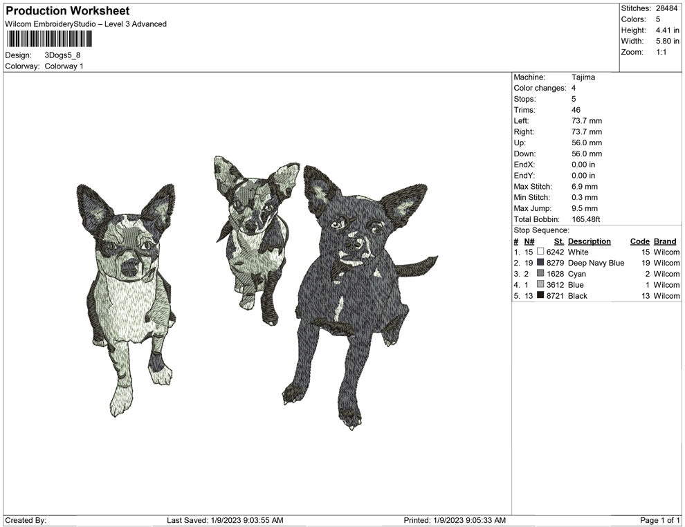 3 dogs