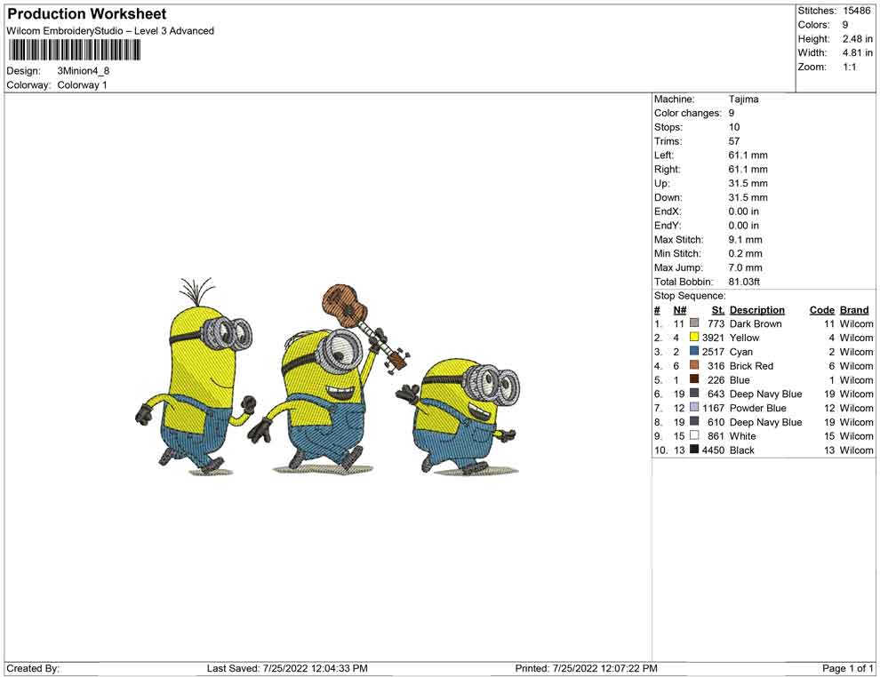 3 minion