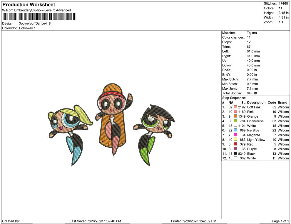 3 power puff dance