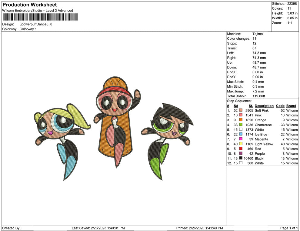 3 power puff dance