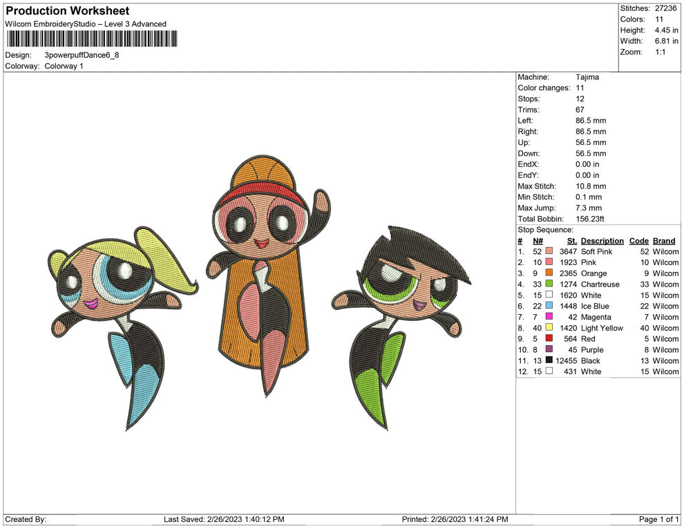 3 power puff dance