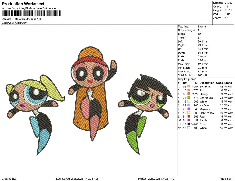 3 power puff dance