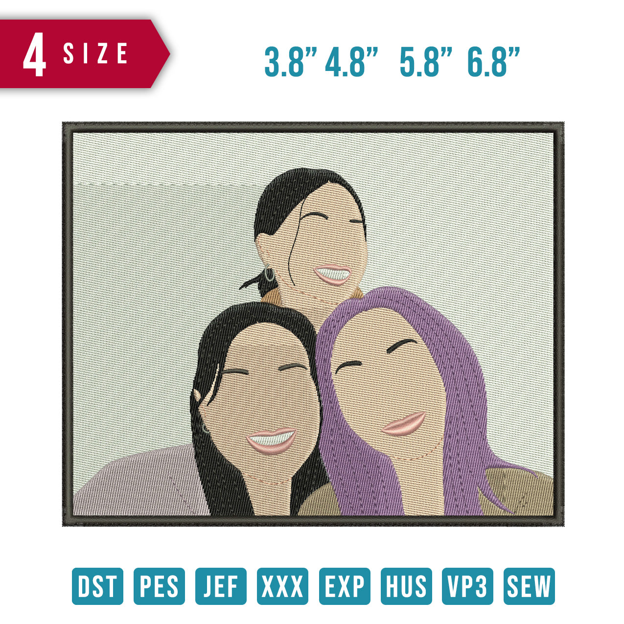 3 women Smile