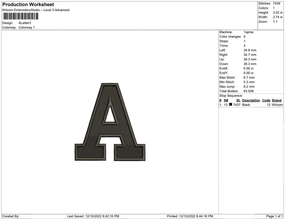 A letter