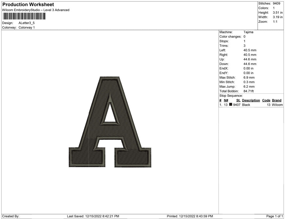 A letter