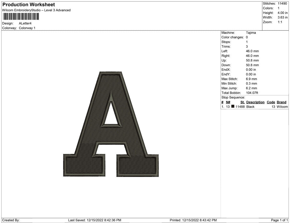 A letter