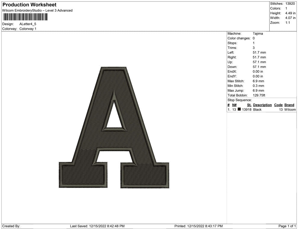 A letter