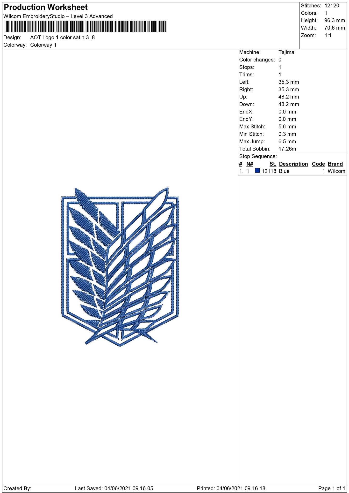 AOT logo 1 color satin