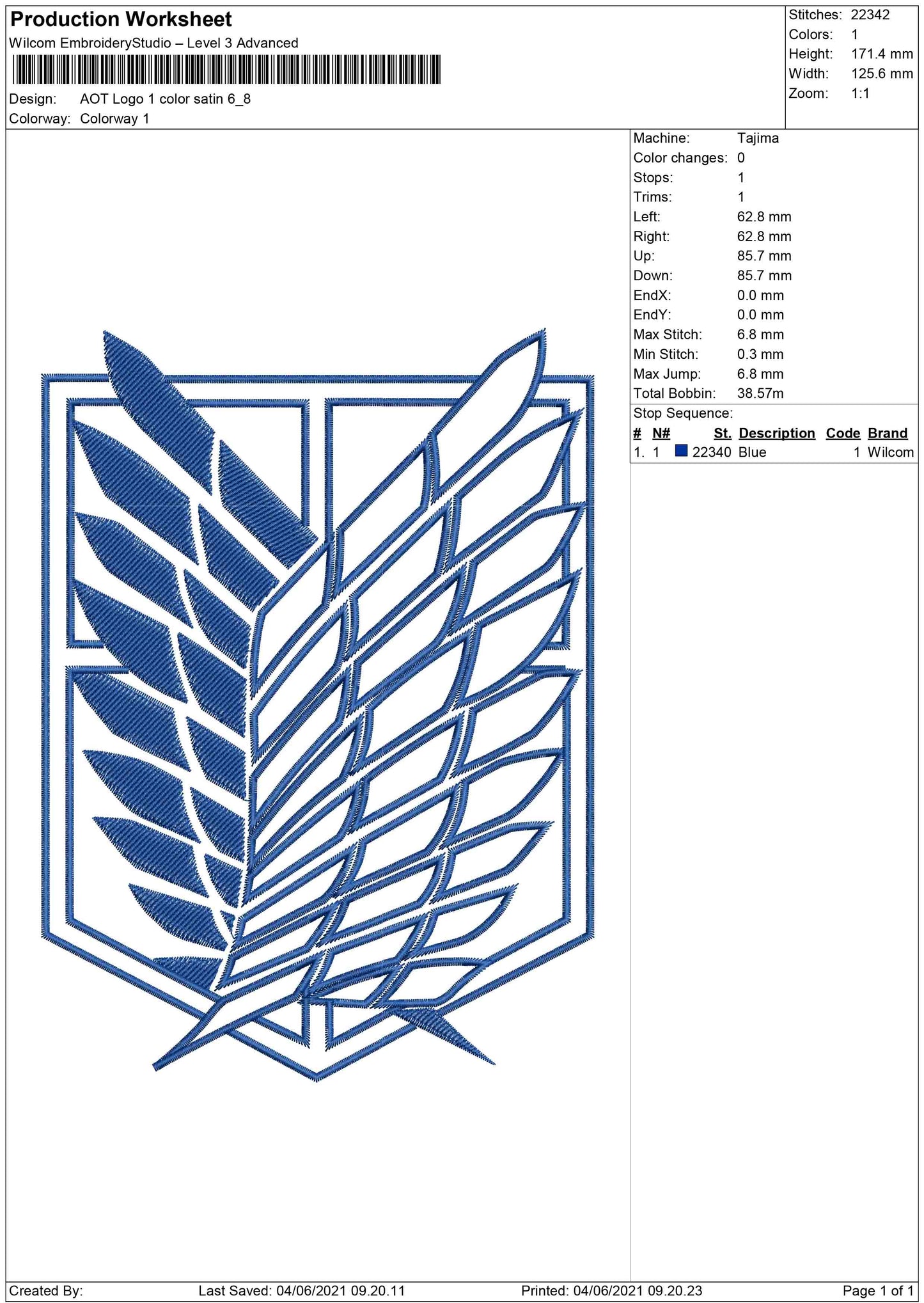 AOT logo 1 color satin