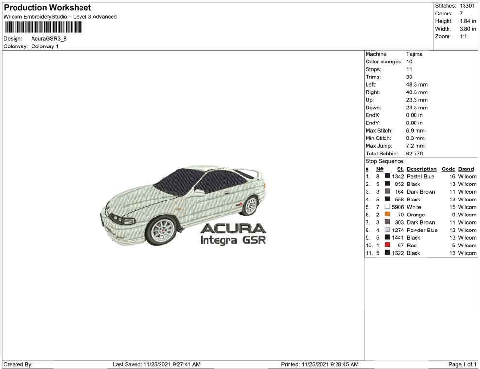 Acura Integra GSR Car