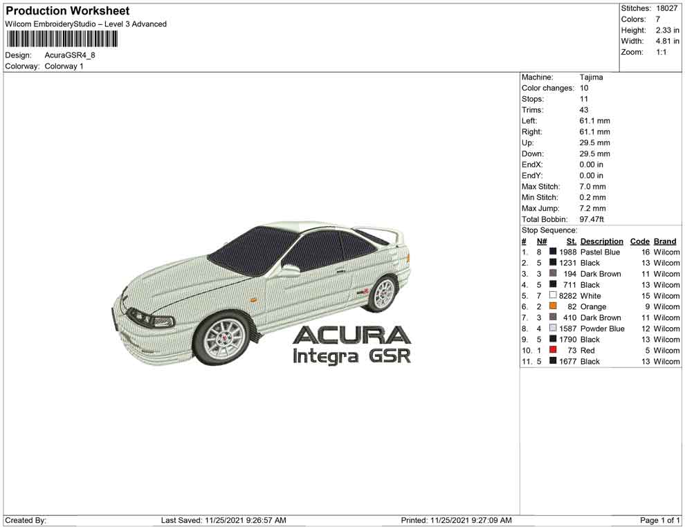 Acura Integra GSR Car