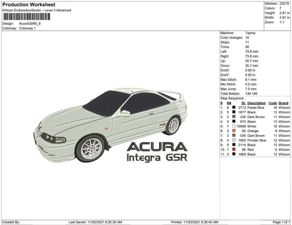 Acura Integra GSR Car
