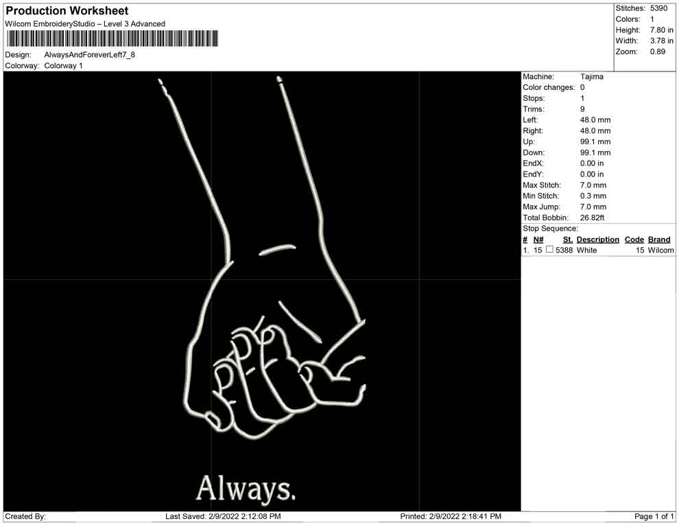 Always And Forever Left