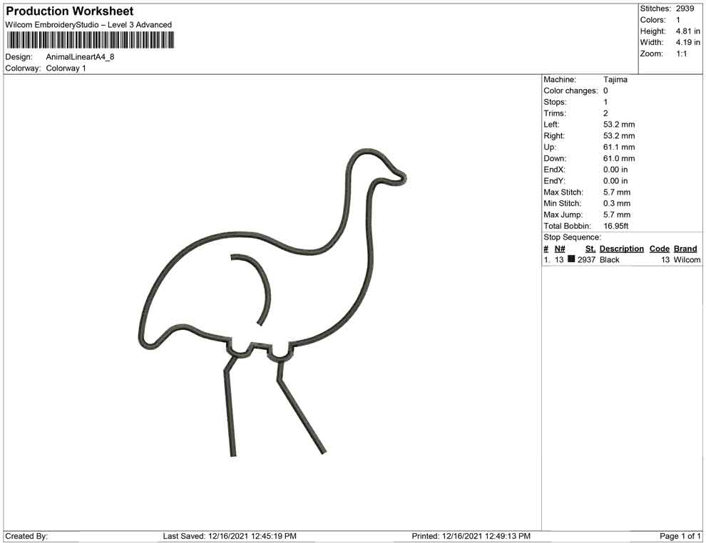Animal Line Art A