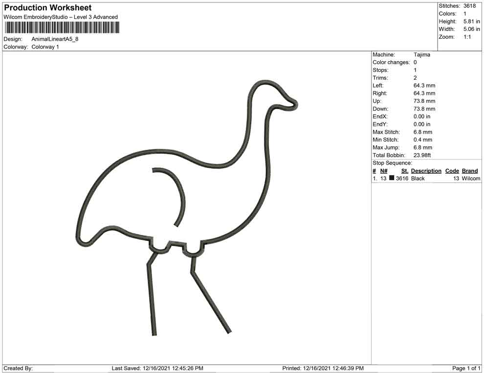 Animal Line Art A