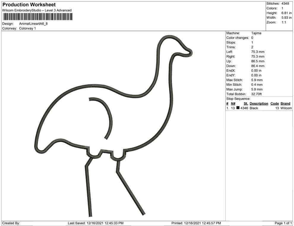 Animal Line Art A