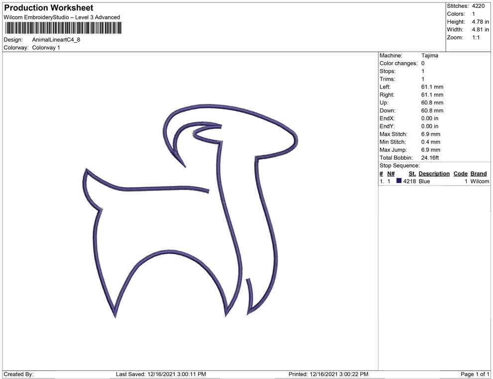 Animal Line Art C