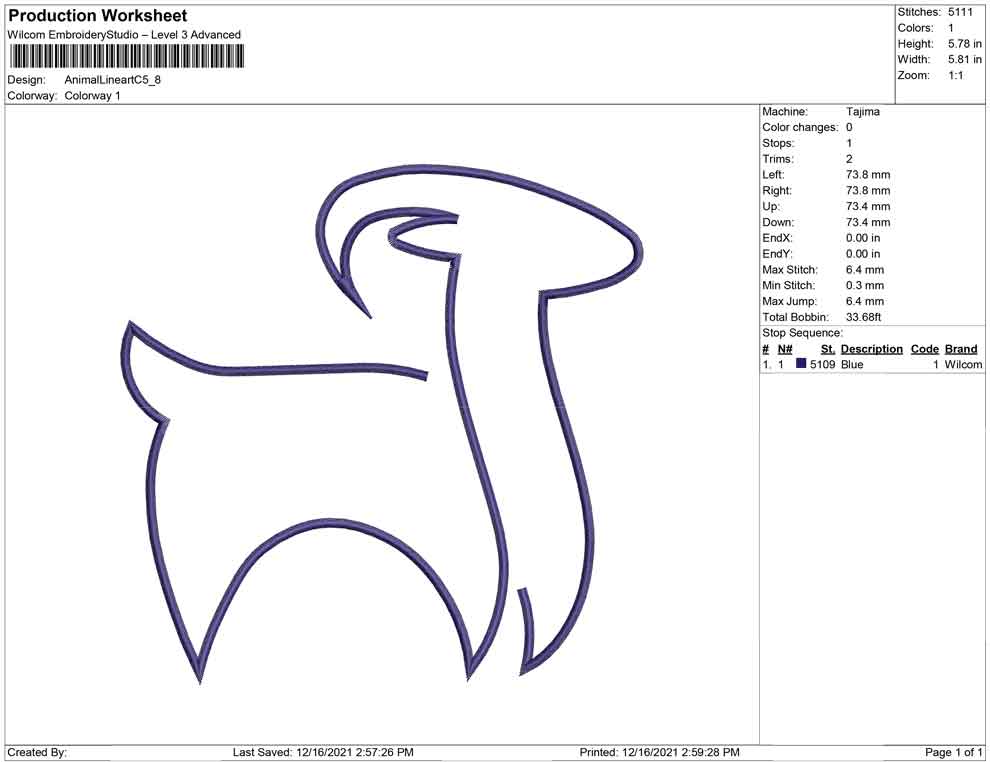 Animal Line Art C