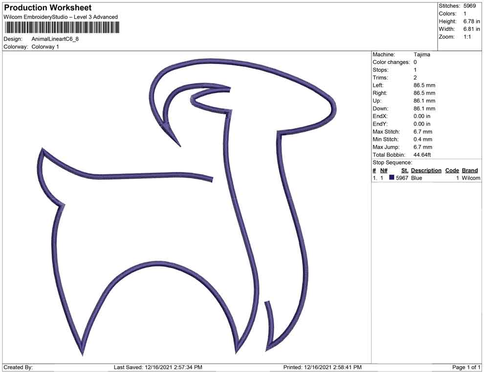 Animal Line Art C
