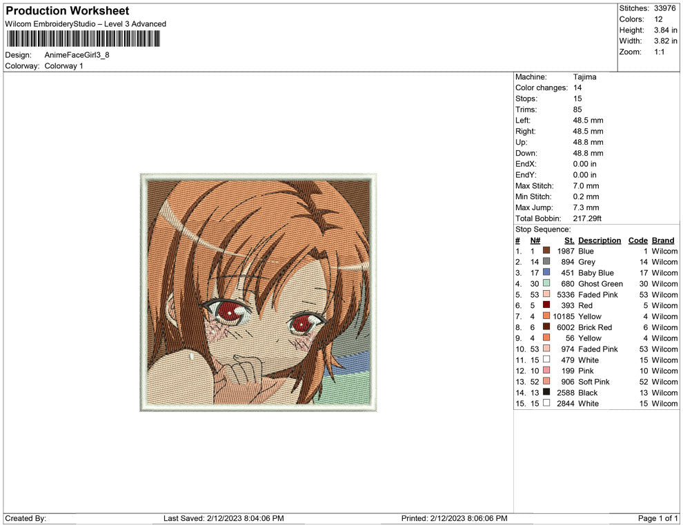 Anime Face Girl