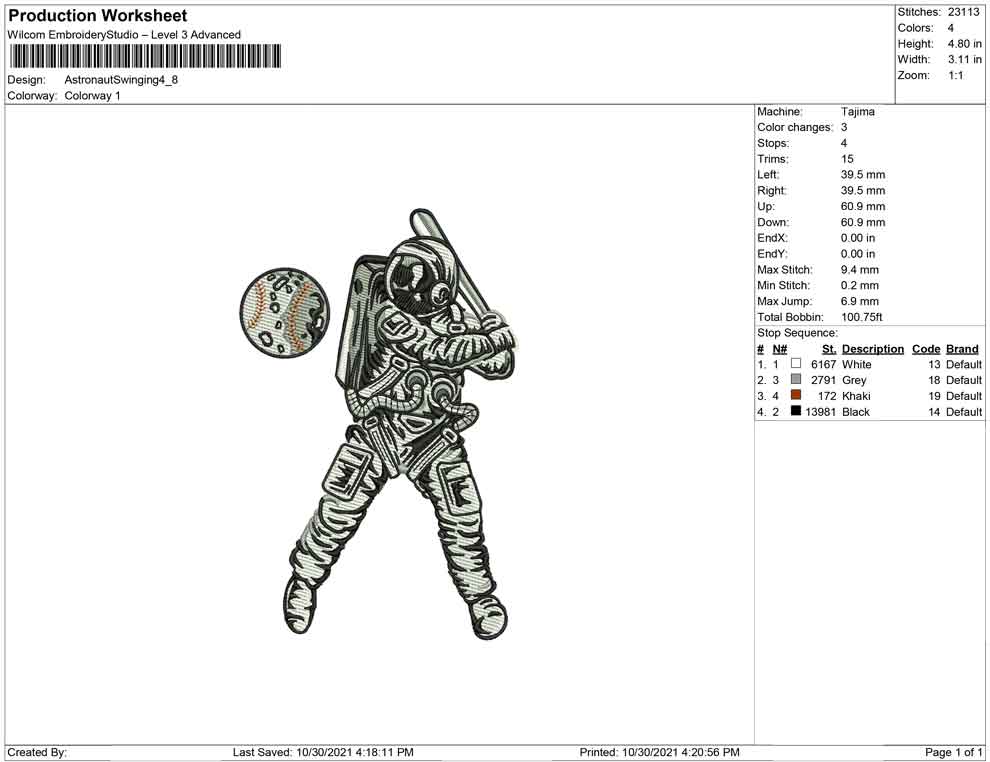 Astronaut Swinging
