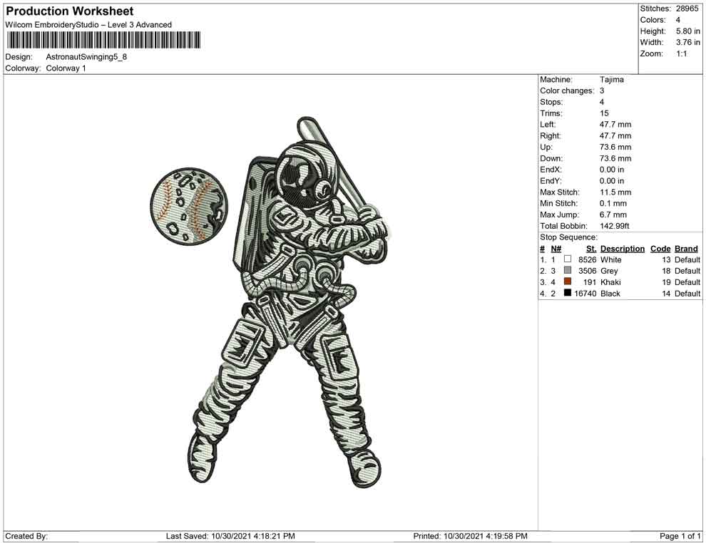 Astronaut Swinging