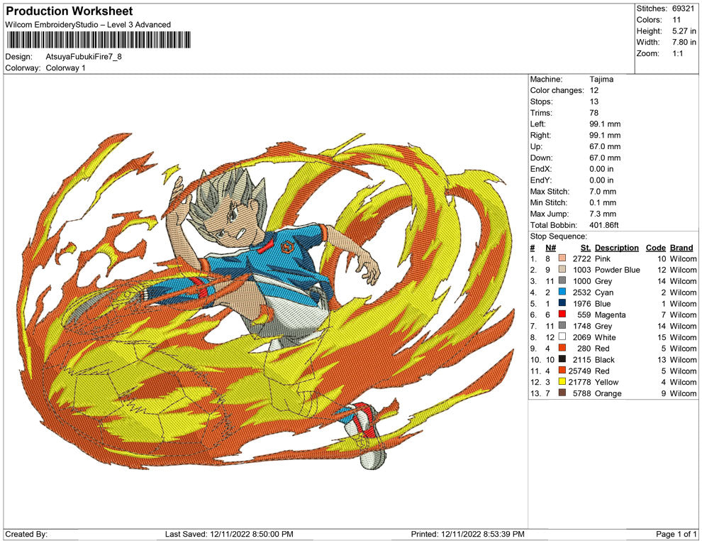Atsuya fubuki Fire ball