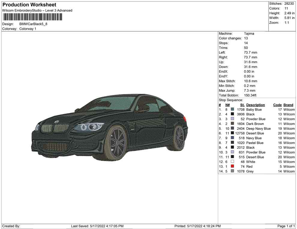BMW Car Black
