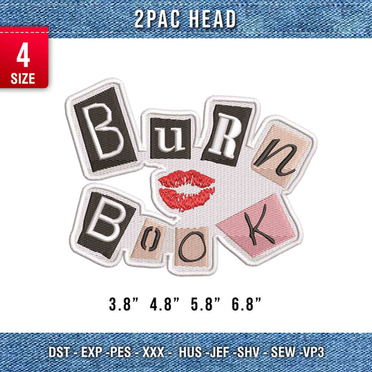 Burn book typography