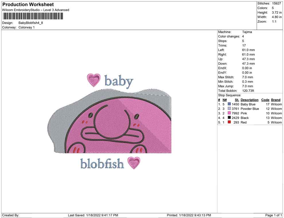 Baby Blob fish