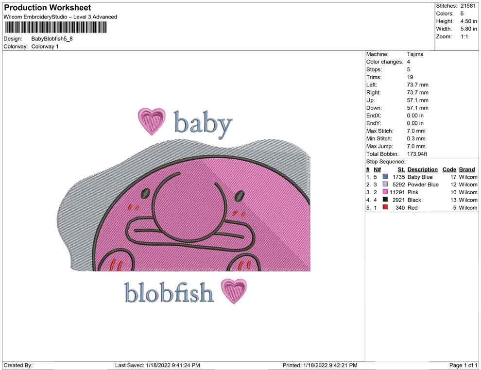 Baby Blob fish