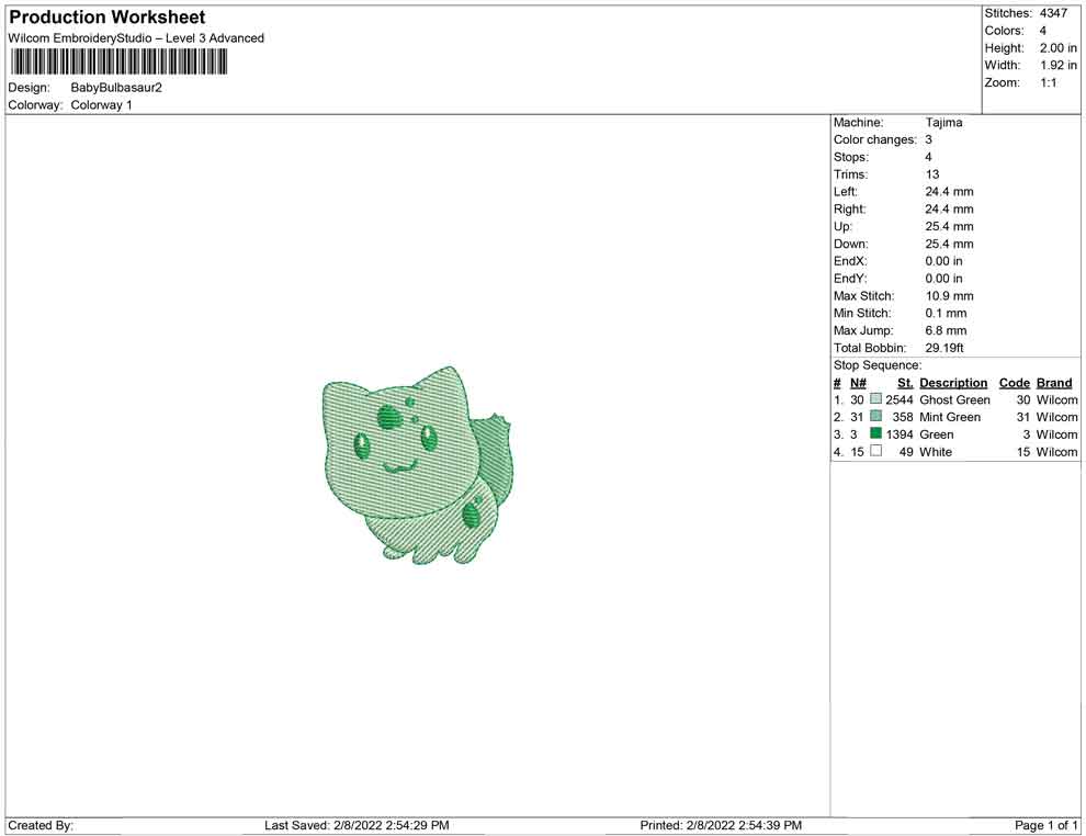 baby bulbasaur