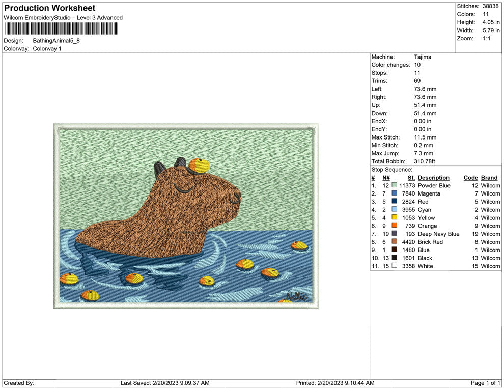 Bathing Animal